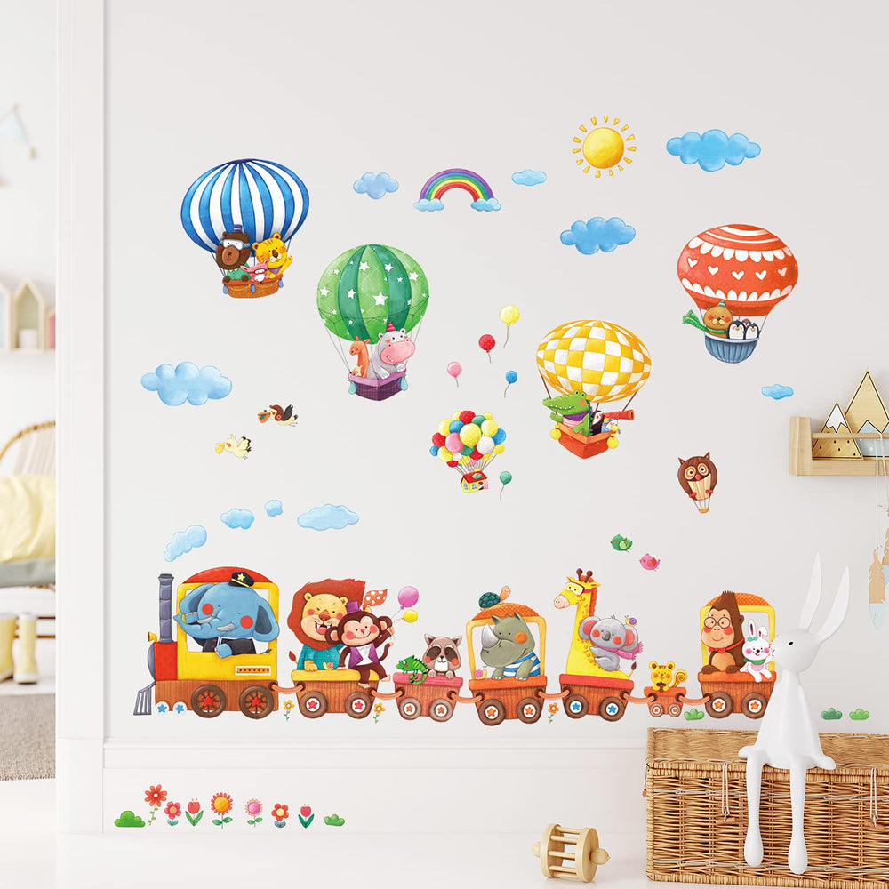 Decowall DA4-1406 kids wall stickers easy peel and stick for quick updates.