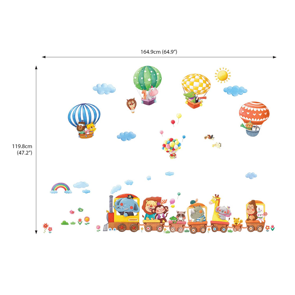 Decowall DA4-1406 colourful room decor without painting or mess.
