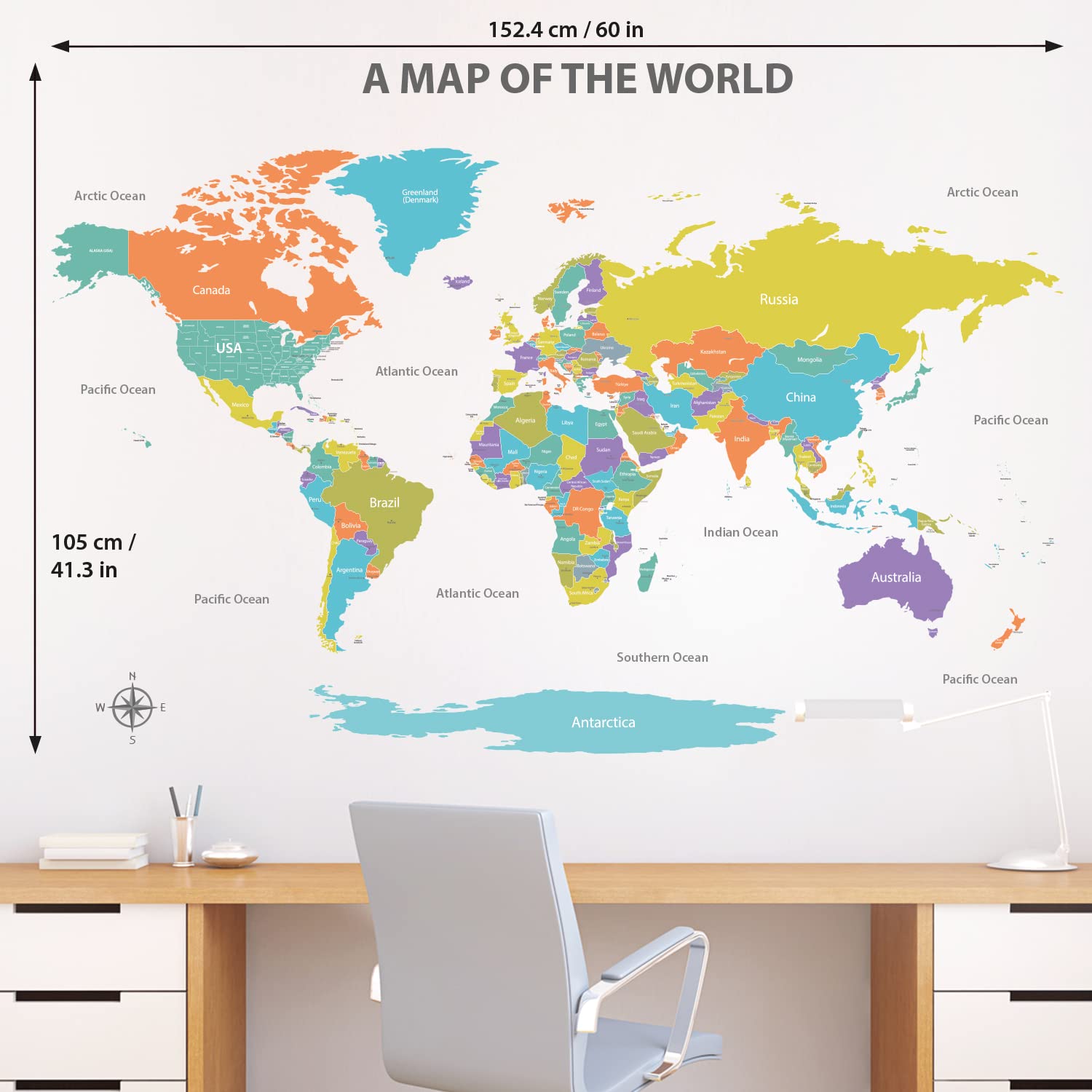 DECOWALL DL3-2302 sheet size 74cm by 44cm for quick layouts