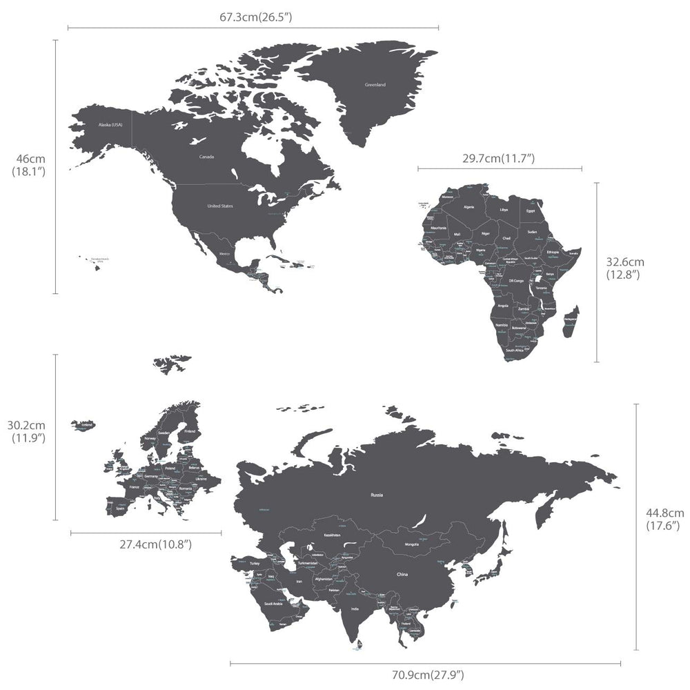 DECOWALL DLT-1609GF coverage and dimensions overview