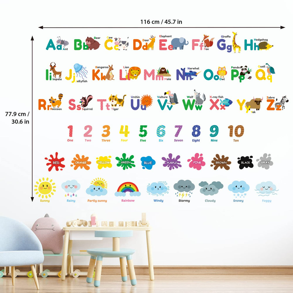 DECOWALL DS12-8070N waterproof wall stickers for children's rooms