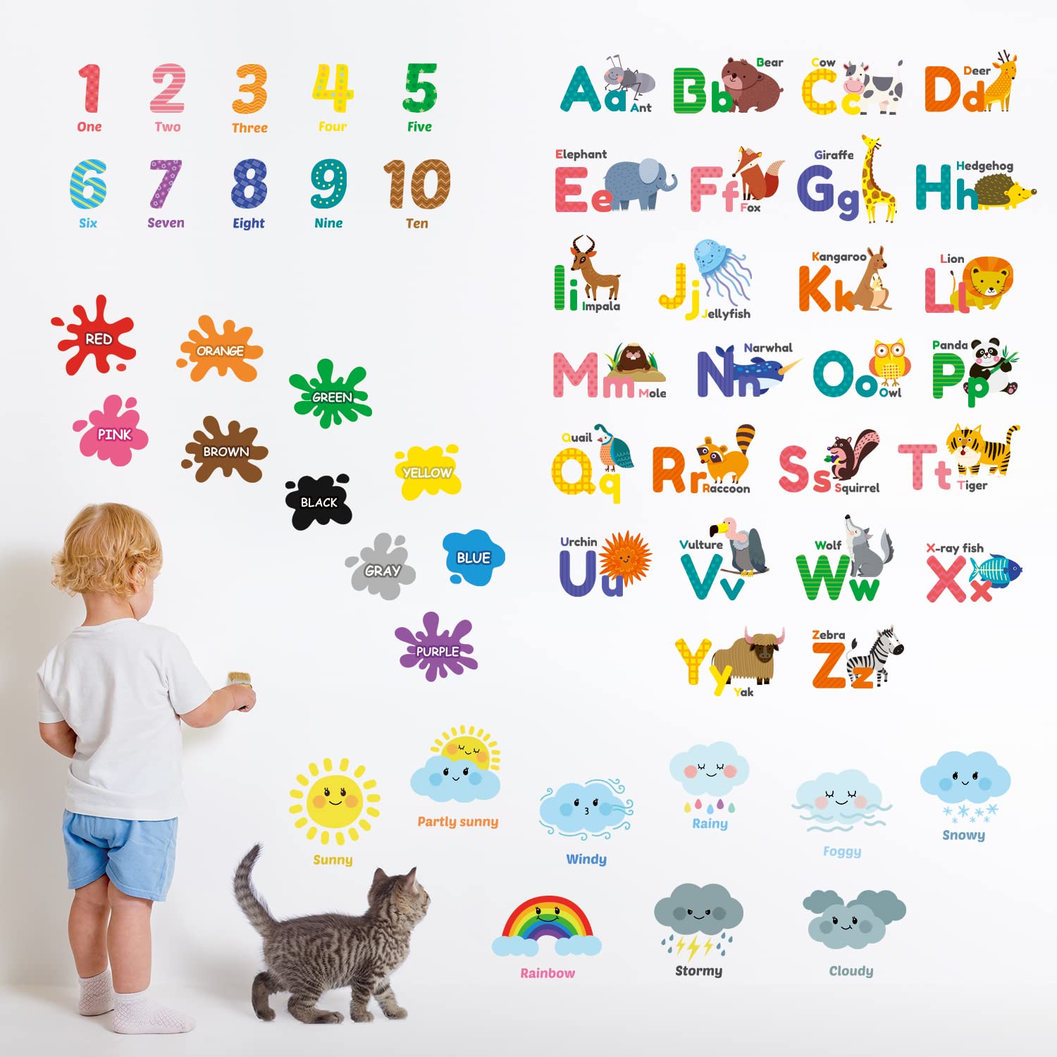 DECOWALL vibrant, versatile wall stickers for walls, windows, or furniture