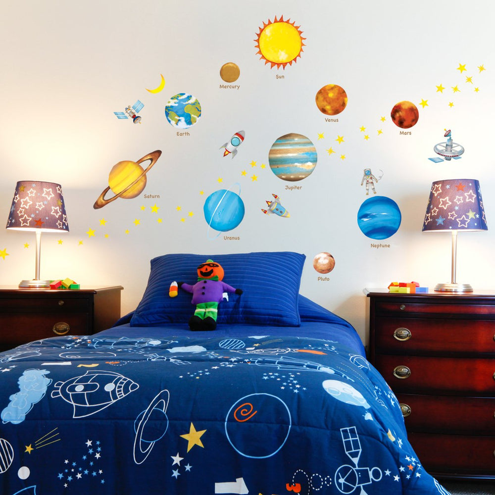 Removable decals leave no residue, ideal for renters and growing kids rooms.