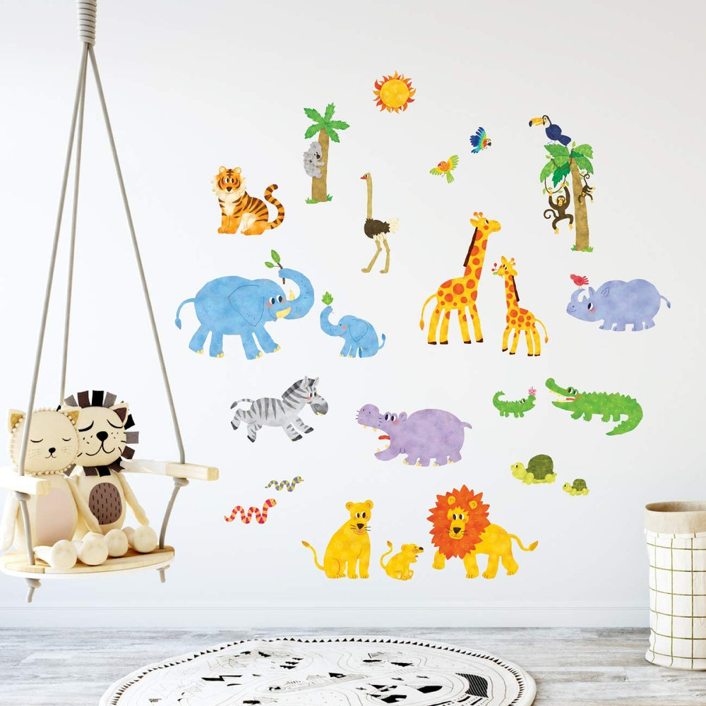 Decowall DS8-1513N durable, reusable decals for easy room updates.