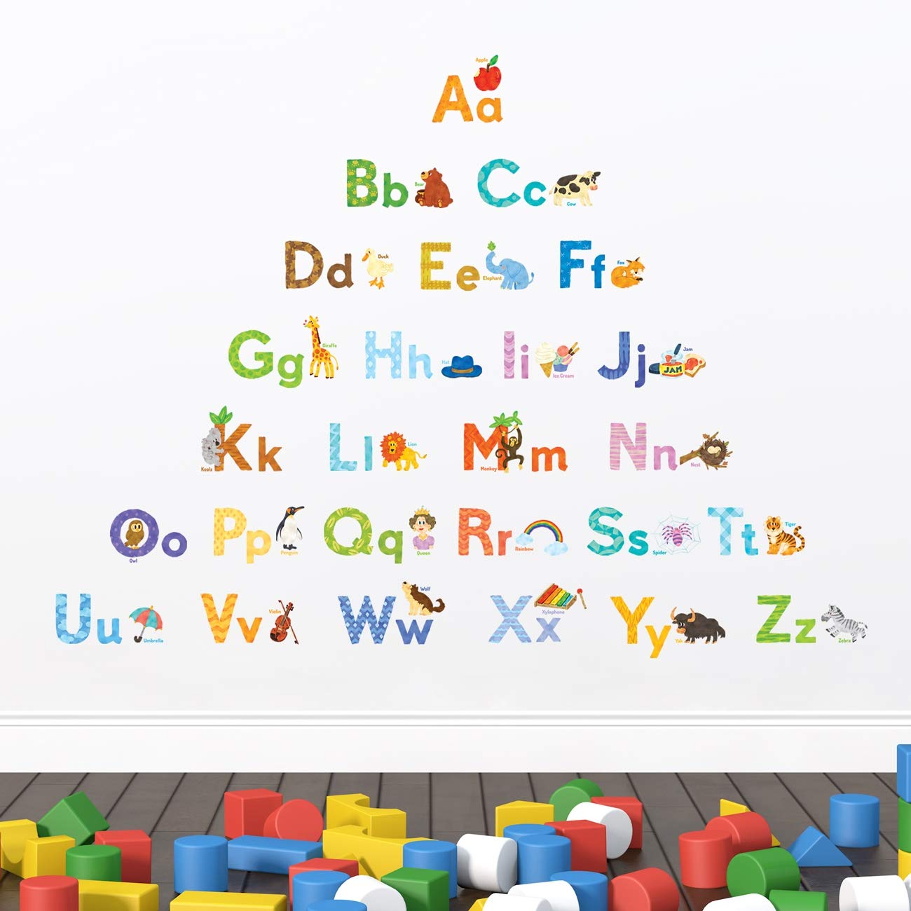 DECOWALL DS8-1608 illustrated animal characters spark imagination