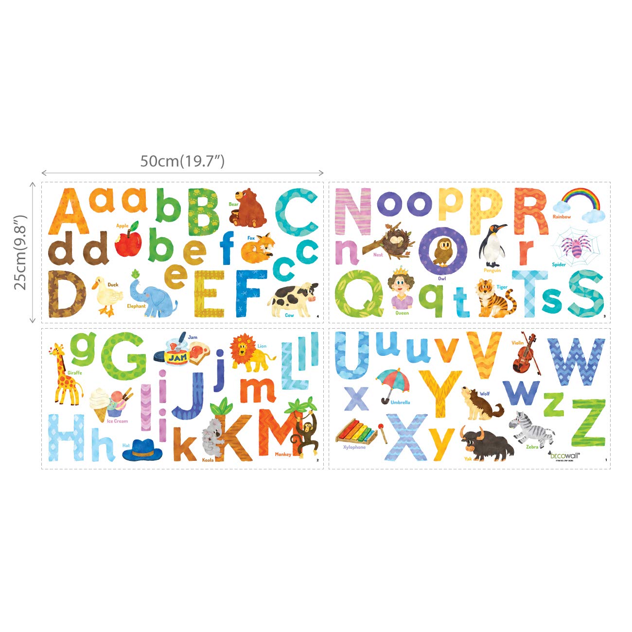 DECOWALL DS8-1608 vibrant colors boost visual interest in playrooms