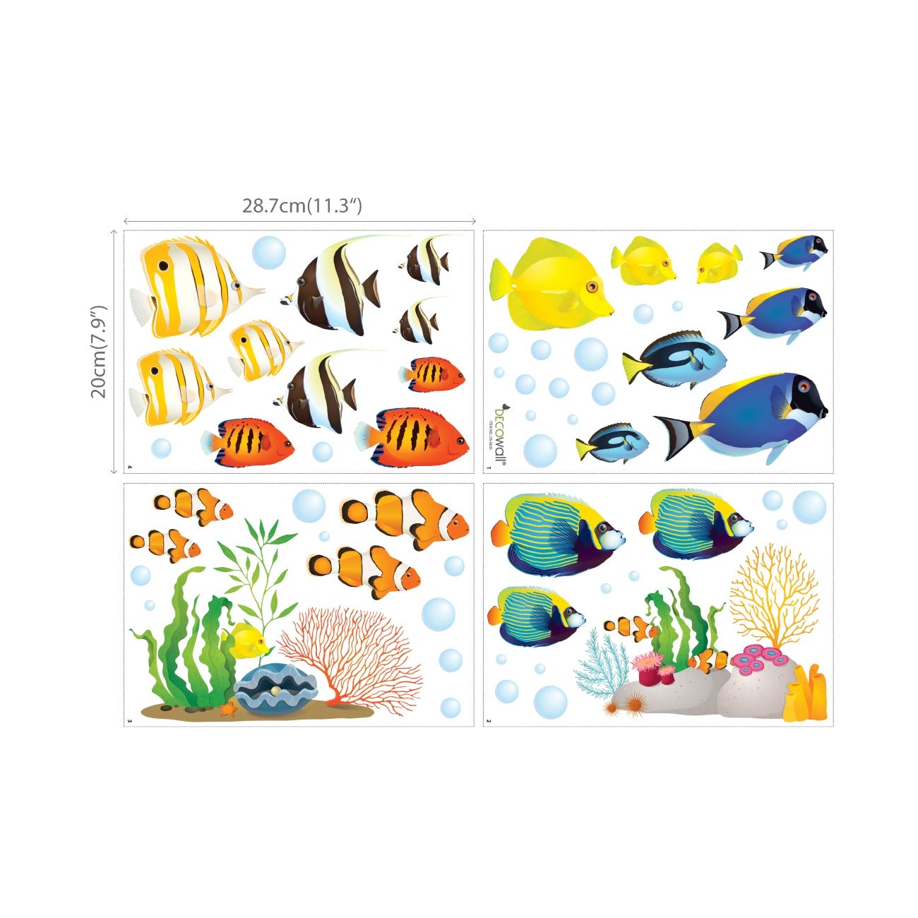 DECOWALL DS-8035 high-quality illustrations designed by DECOWALL artists for durable, affordable decor