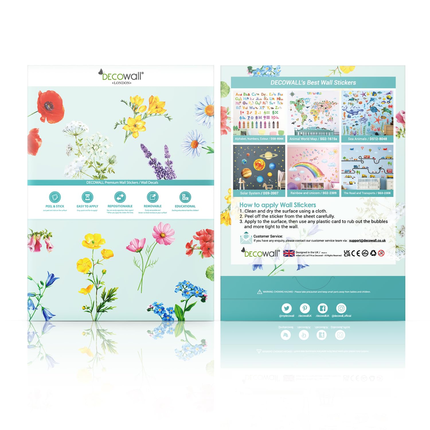 DECOWALL DS9-8080 perfect for nurseries, bedrooms, and classrooms.