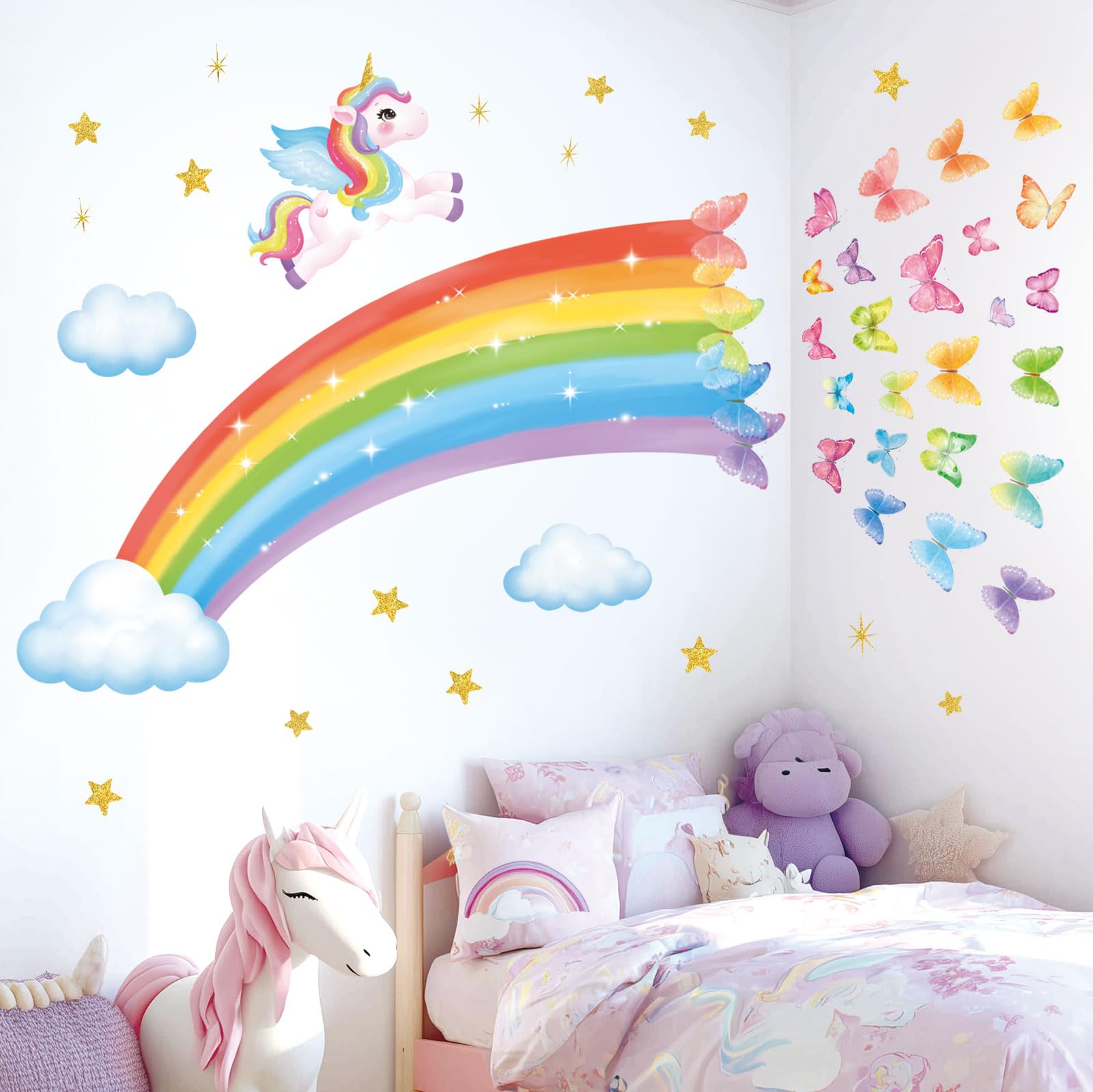 DECOWALL easy-peel removable stickers for quick decorating