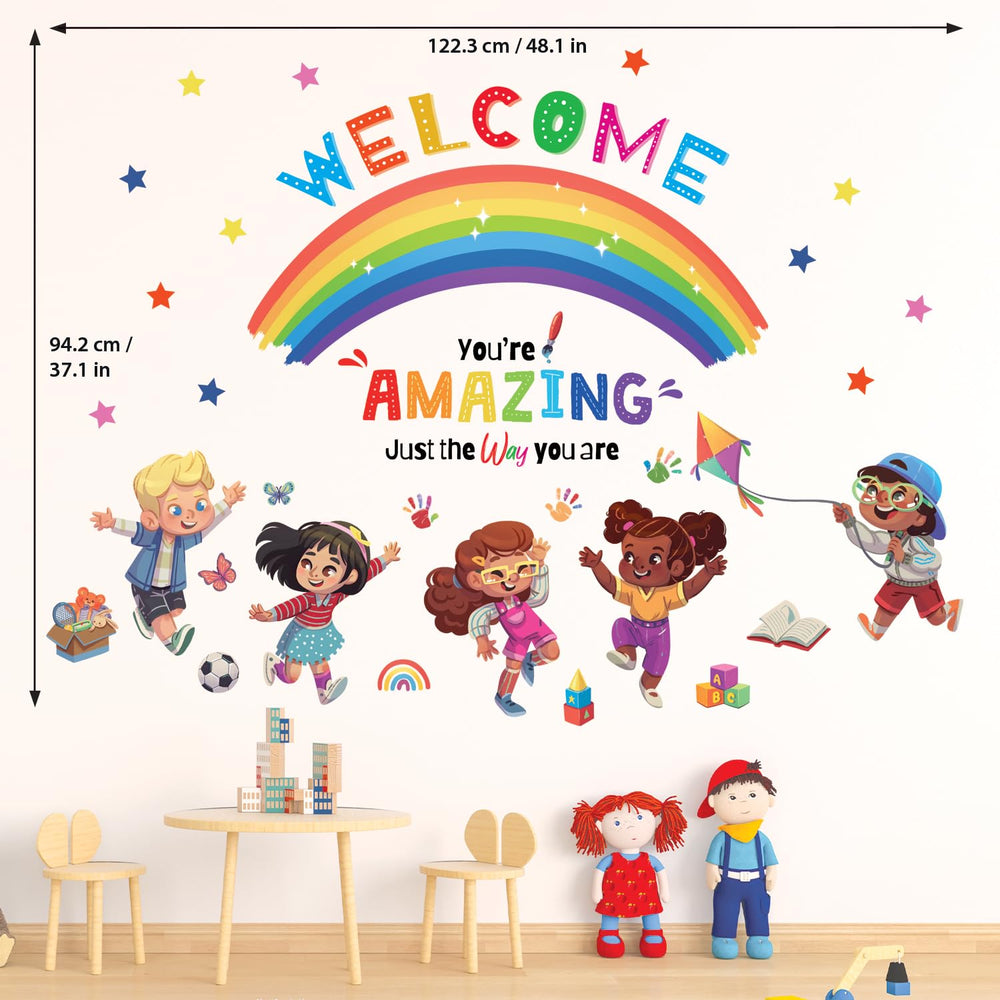 DECOWALL SG2-2403 dreamy scene composition creates a magical study space