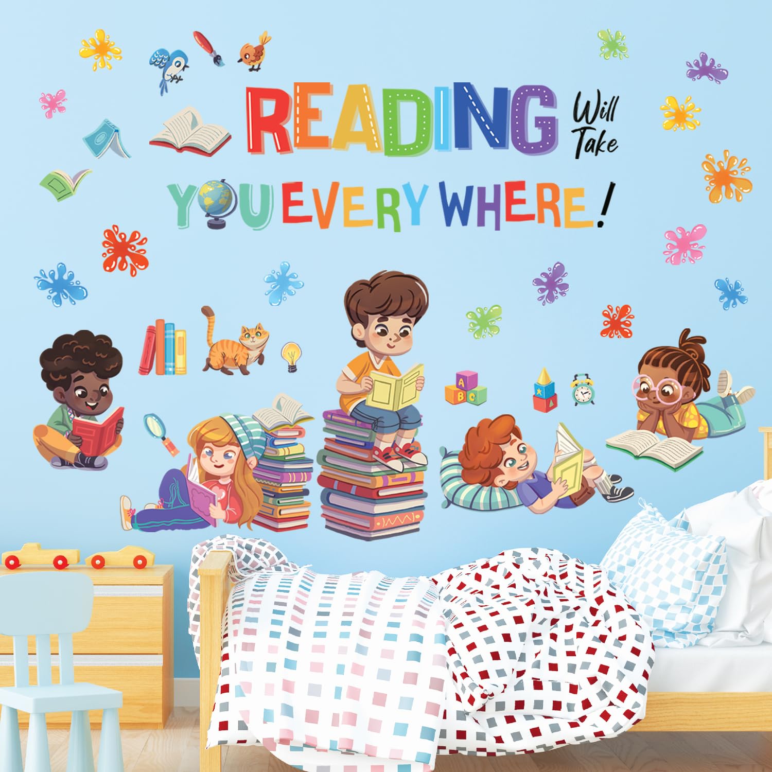 Decowall SG2-2404 quotes and book decor for classrooms