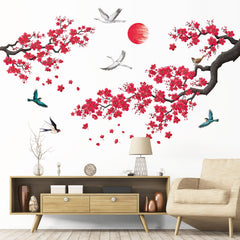 DECOWALL SG2-2406 watercolor flowers wall art adds soft color and texture
