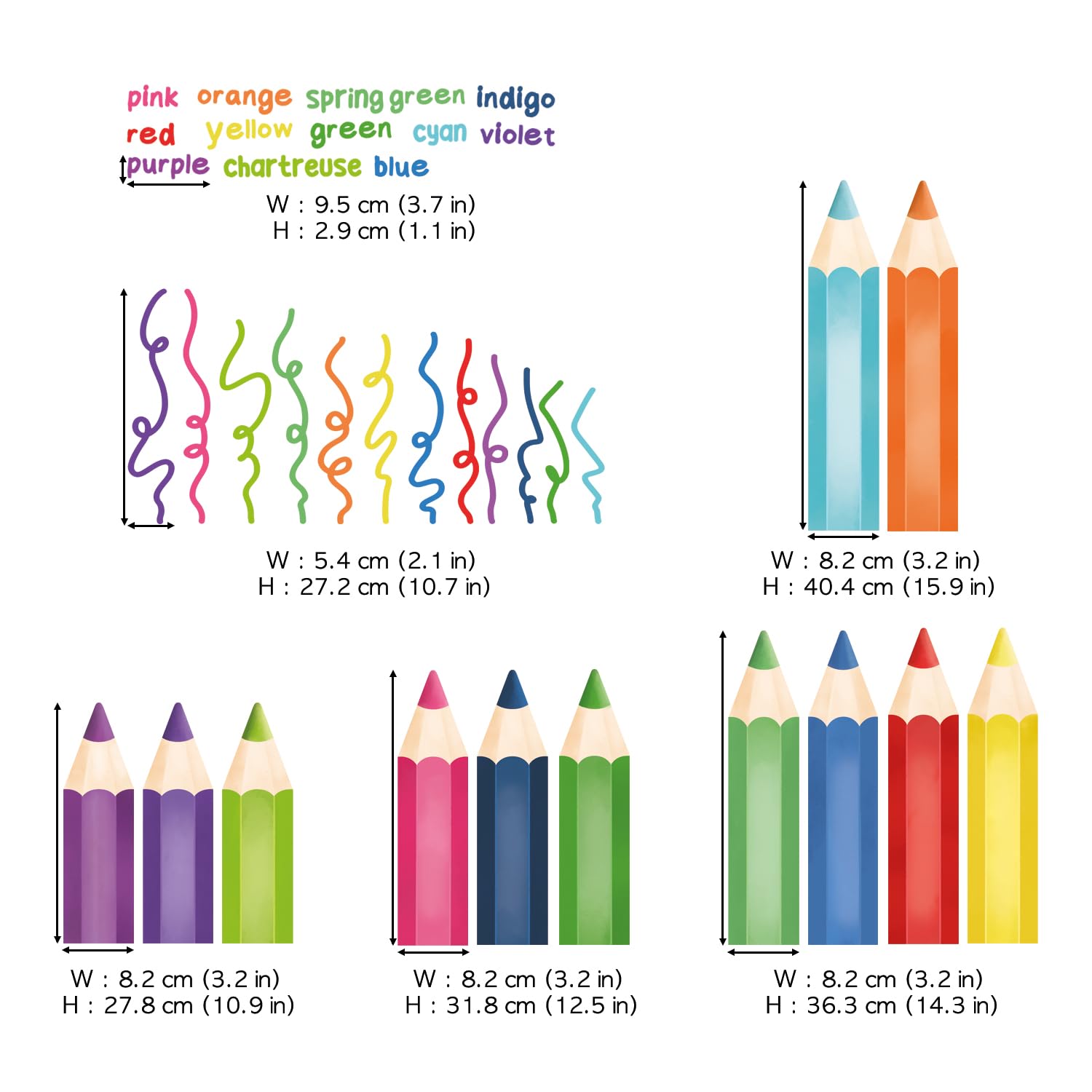DECOWALL SG2-2417 ideal nursery and playroom decor to spark creativity.