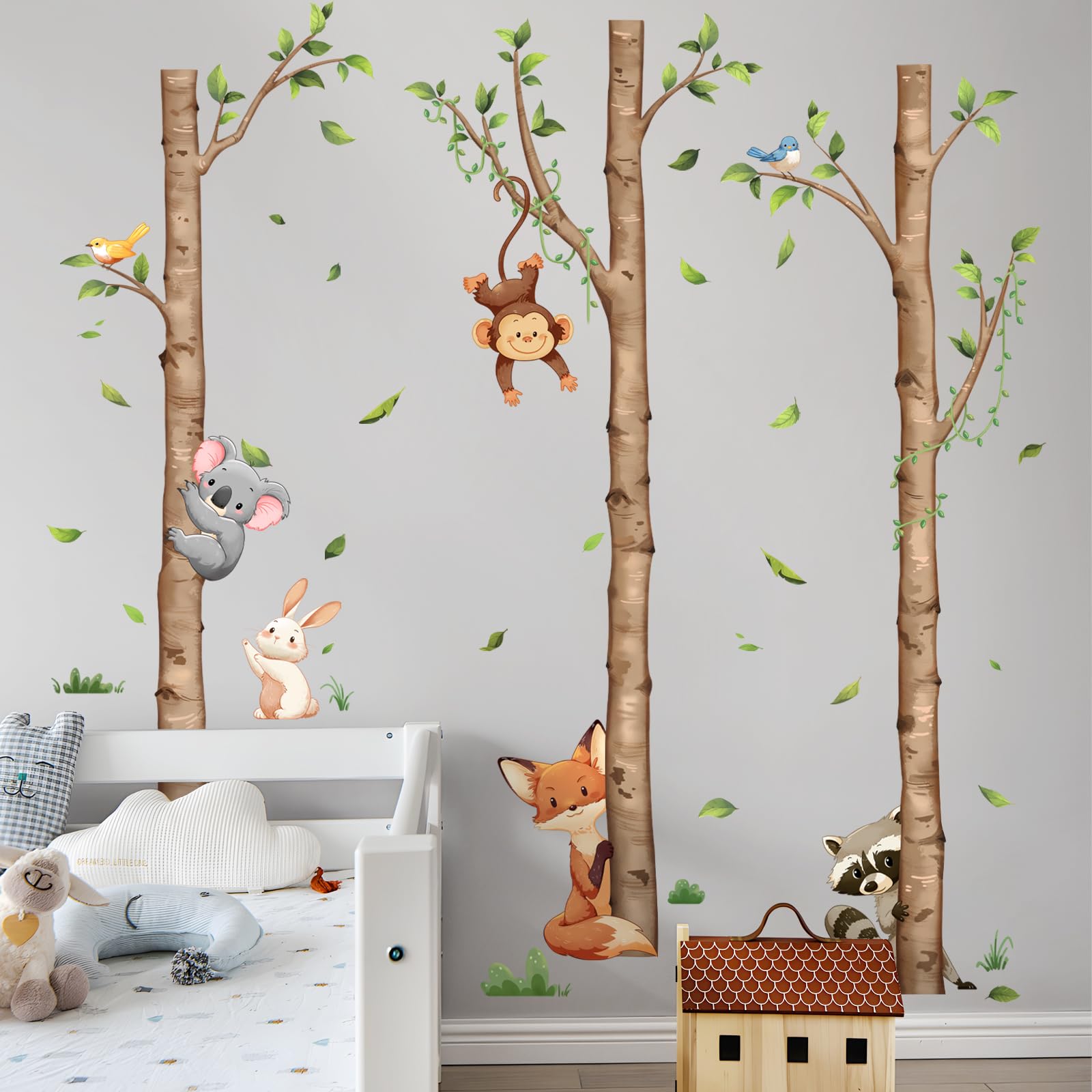Decvictor jungle animals wall art for living rooms and bedrooms
