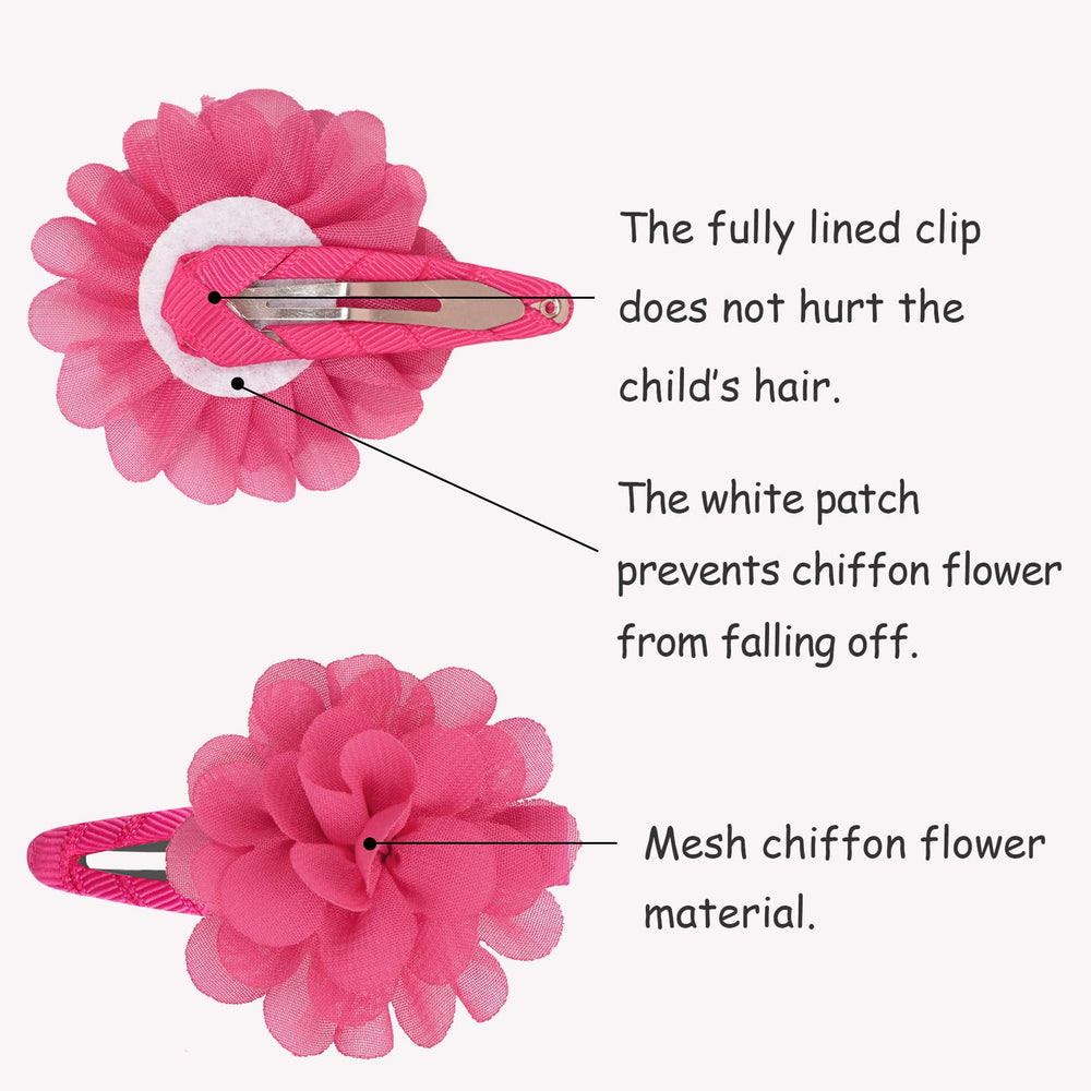 DED hair bows use chiffon, grosgrain, metal for pretty, durable clips