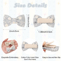 DED baby bows close-up showing soft cotton ribbon for gentle comfort