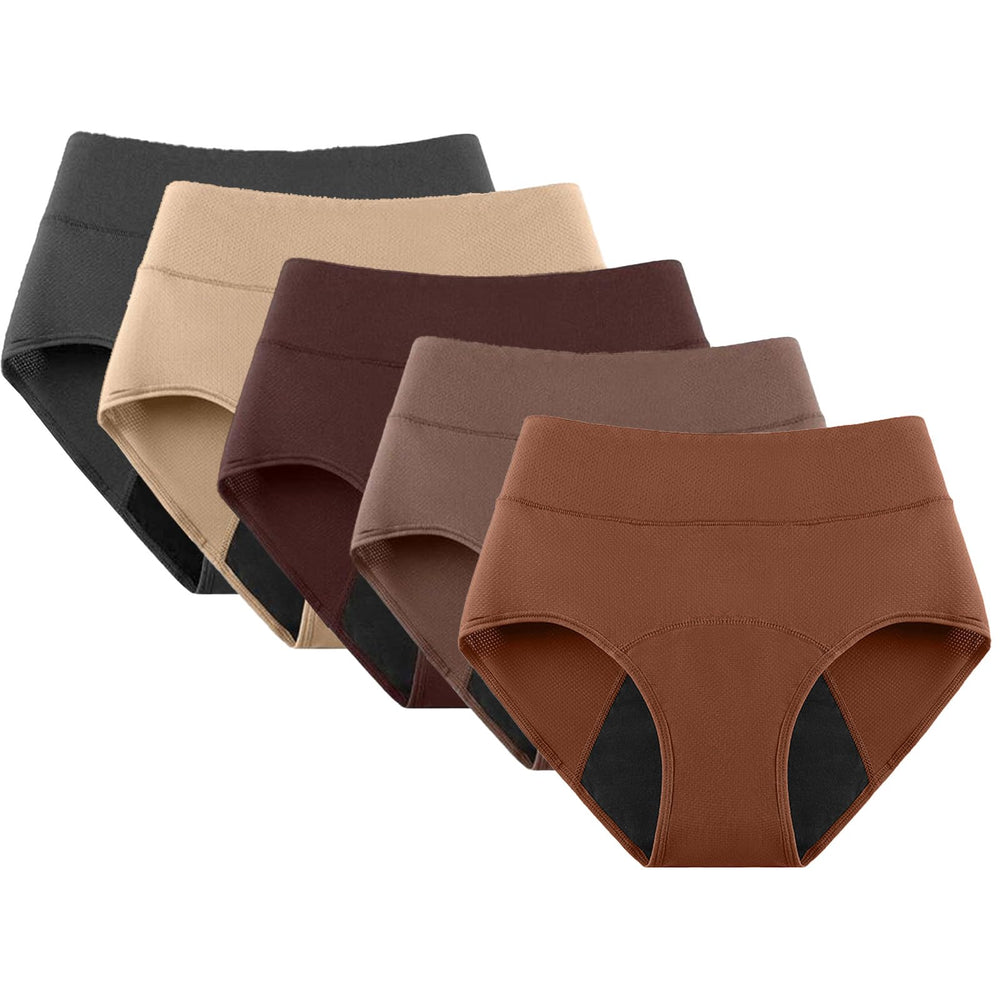 Deedlite Earthy Elegance 5-pack underwear offers discreet protection for daily wear.