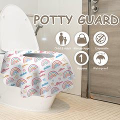 DEEKI self-adhesive stickers keep the cover secure on the seat