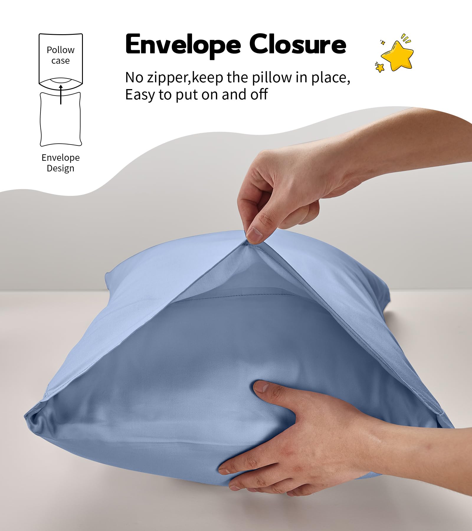 Deep Dream breathable toddler pillowcase keeps little sleepers cool and comfortable