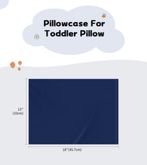 Deep Dream pillowcase with envelope closure keeps pillow secure during use.