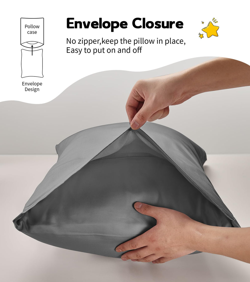 Deep Dream envelope closure ensures pillows stay in place during naps.