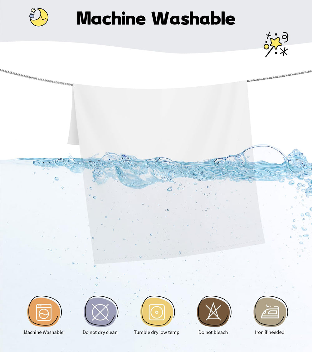 Deep Dream pillowcase is machine washable with easy care instructions