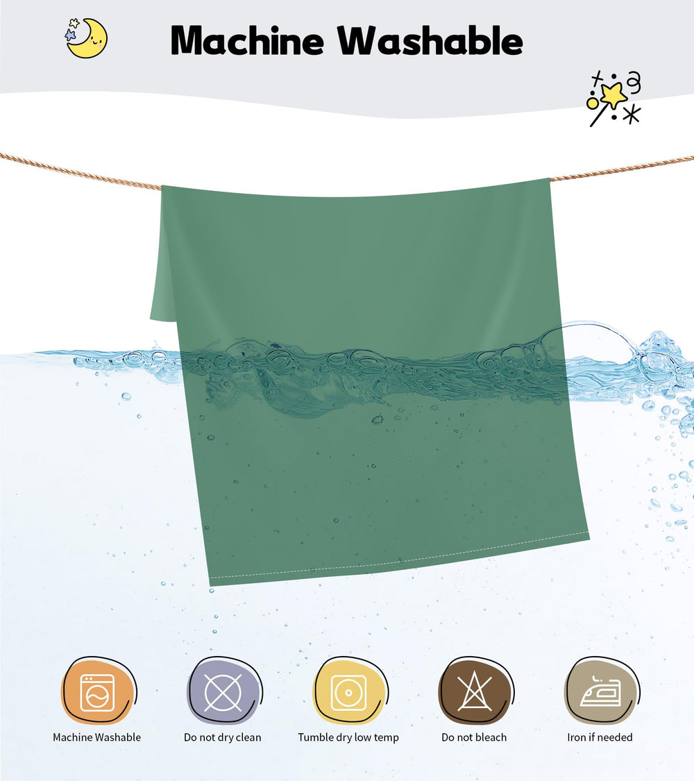 Deep Dream machine-washable pillowcase easy care for busy households.