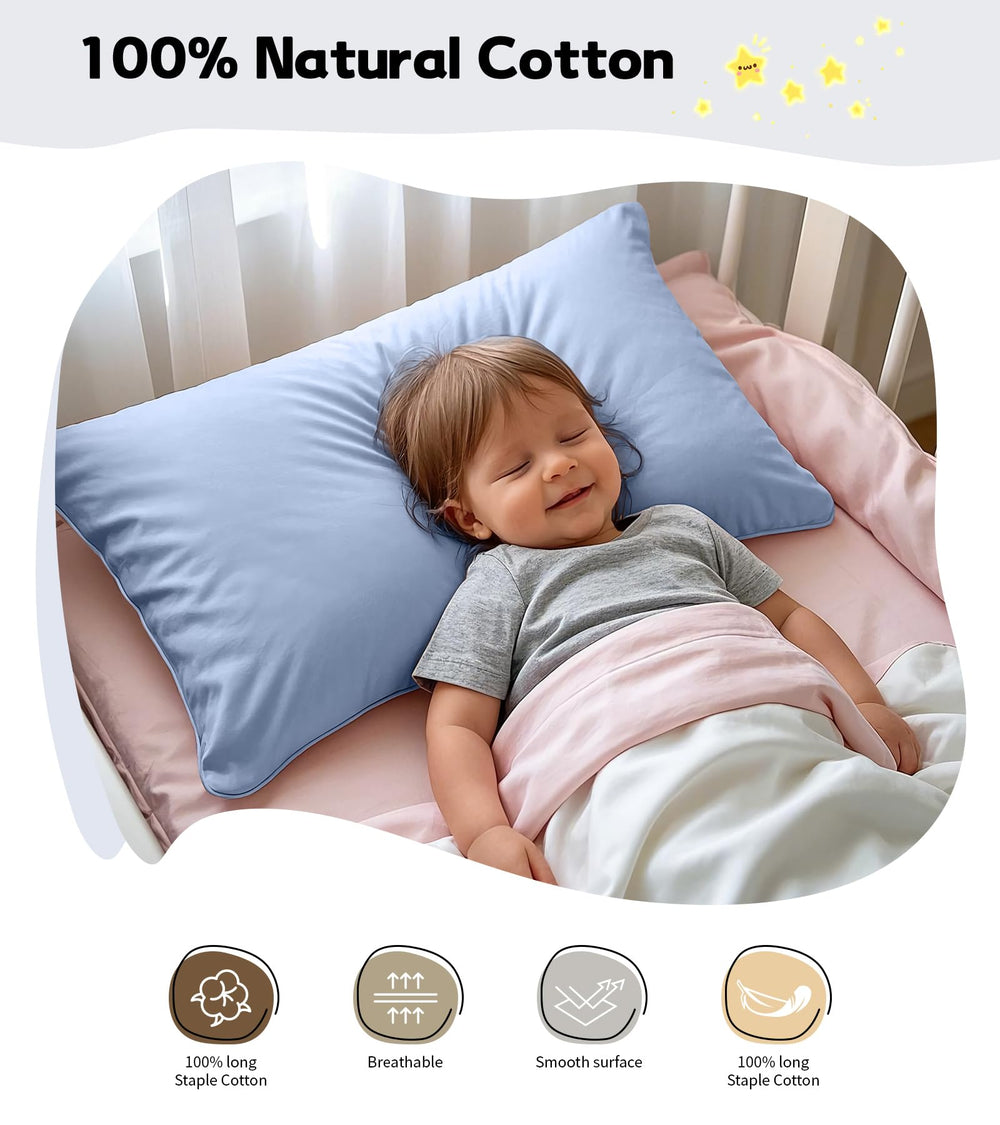 Deep Dream mercerized color toddler pillowcase stays bright and colorfast after washes