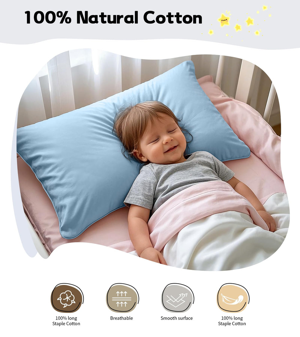 Deep Dream 13x18 toddler pillowcase fits standard pillows securely.