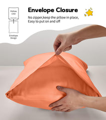 Envelope-closure design on Deep Dream toddler pillowcase keeps pillow secure during use.