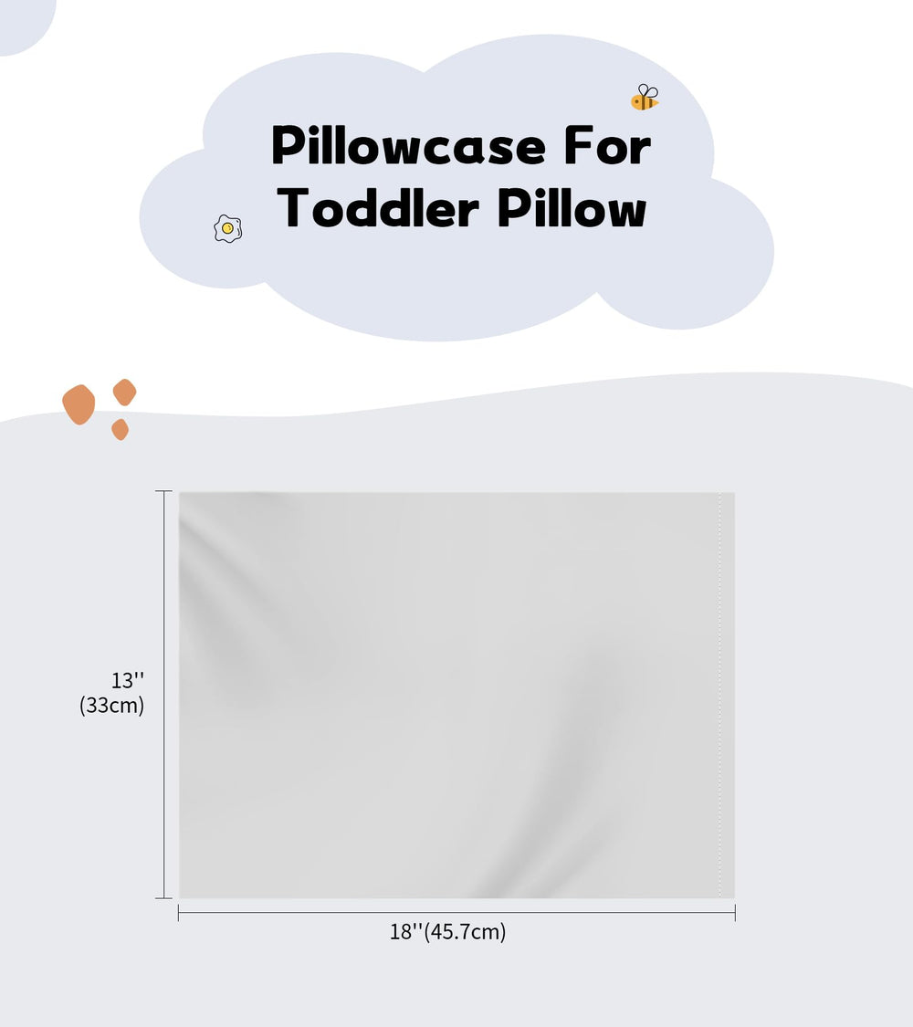 Deep Dream toddler pillowcases 13x18 folded pair emphasizes durability