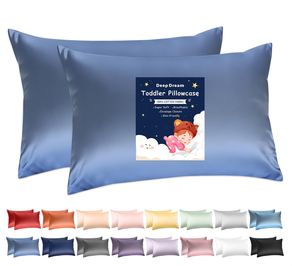 Deep Dream toddler pillowcases 13x18 pack offer soft, cozy sleep for your child