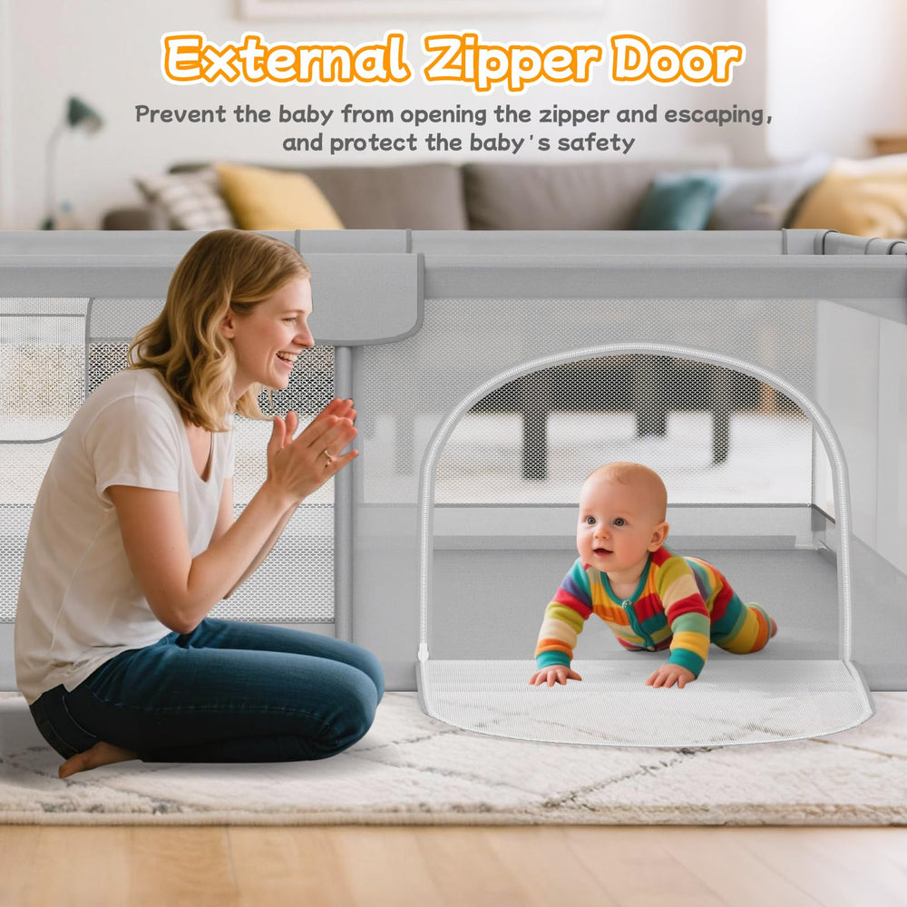Deeteck 360° view design—parents supervise from every side.
