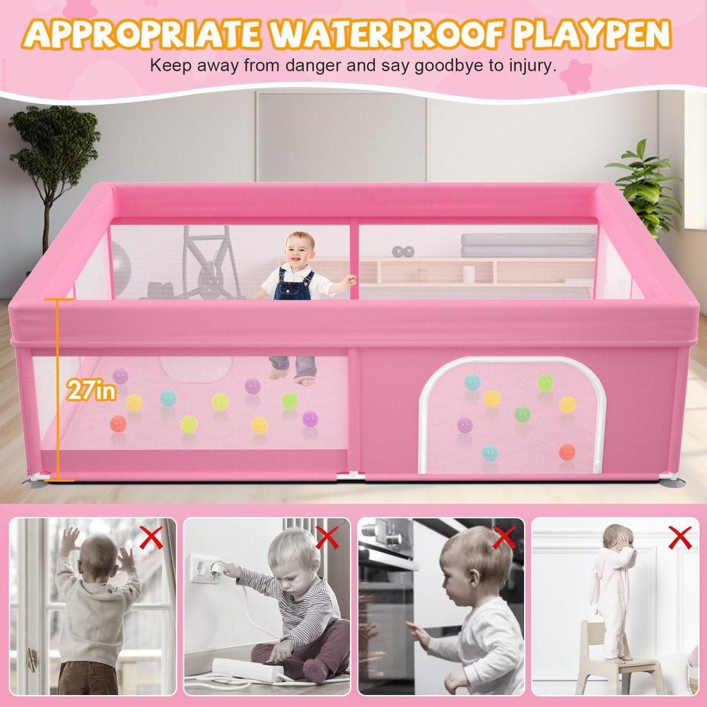Deeteck playpen carry bag and cleaning ease highlight portability and tidy storage.