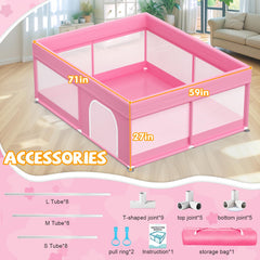 Deeteck playpen sponge padding close-up highlighting soft, safe cushioning for playtime.