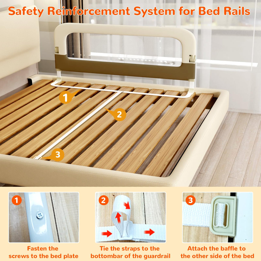 Deeteck bed-guard-removable-cover simplifies cleaning and maintains hygiene