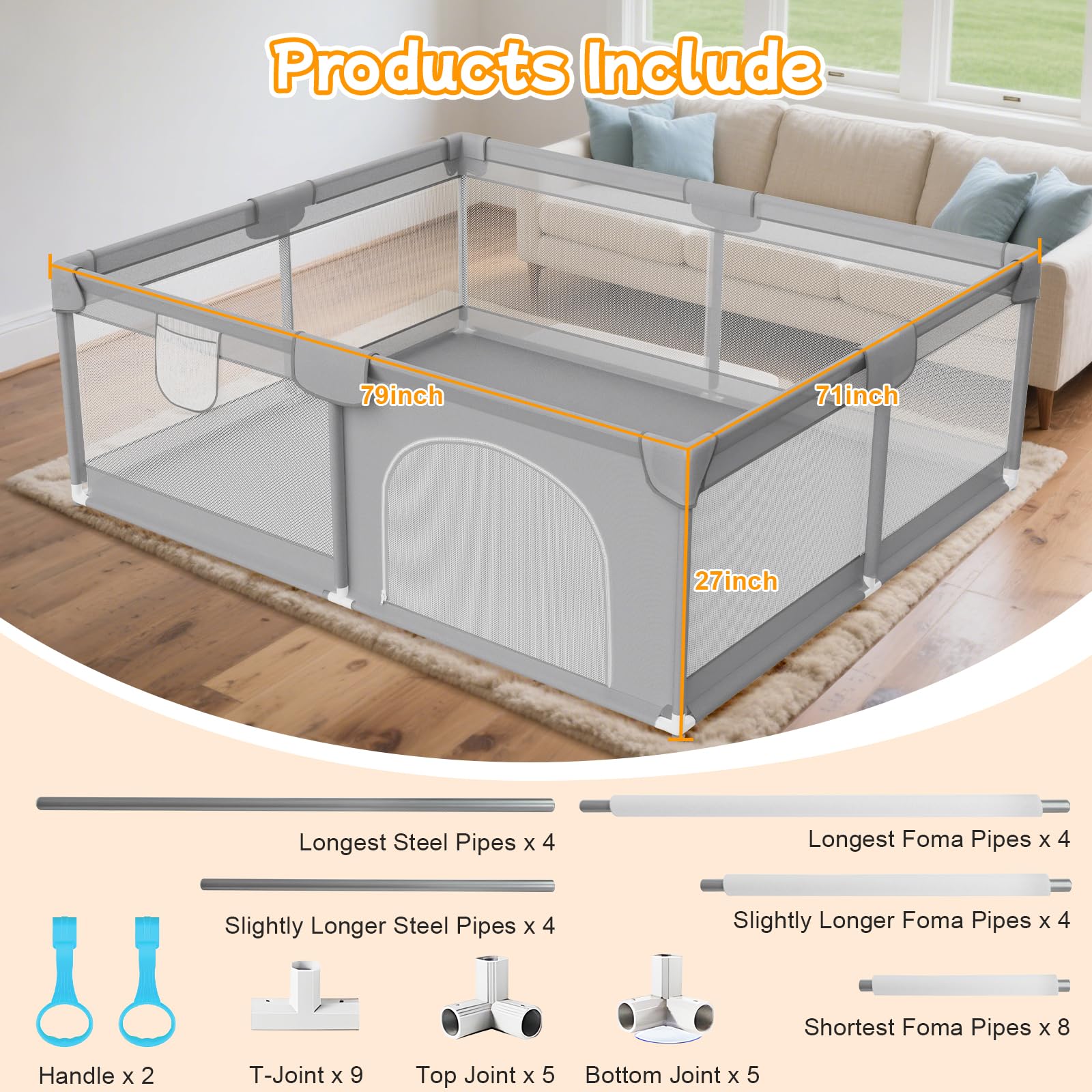 Deeteck breathable fabric—quick-drying and easy to wipe clean.