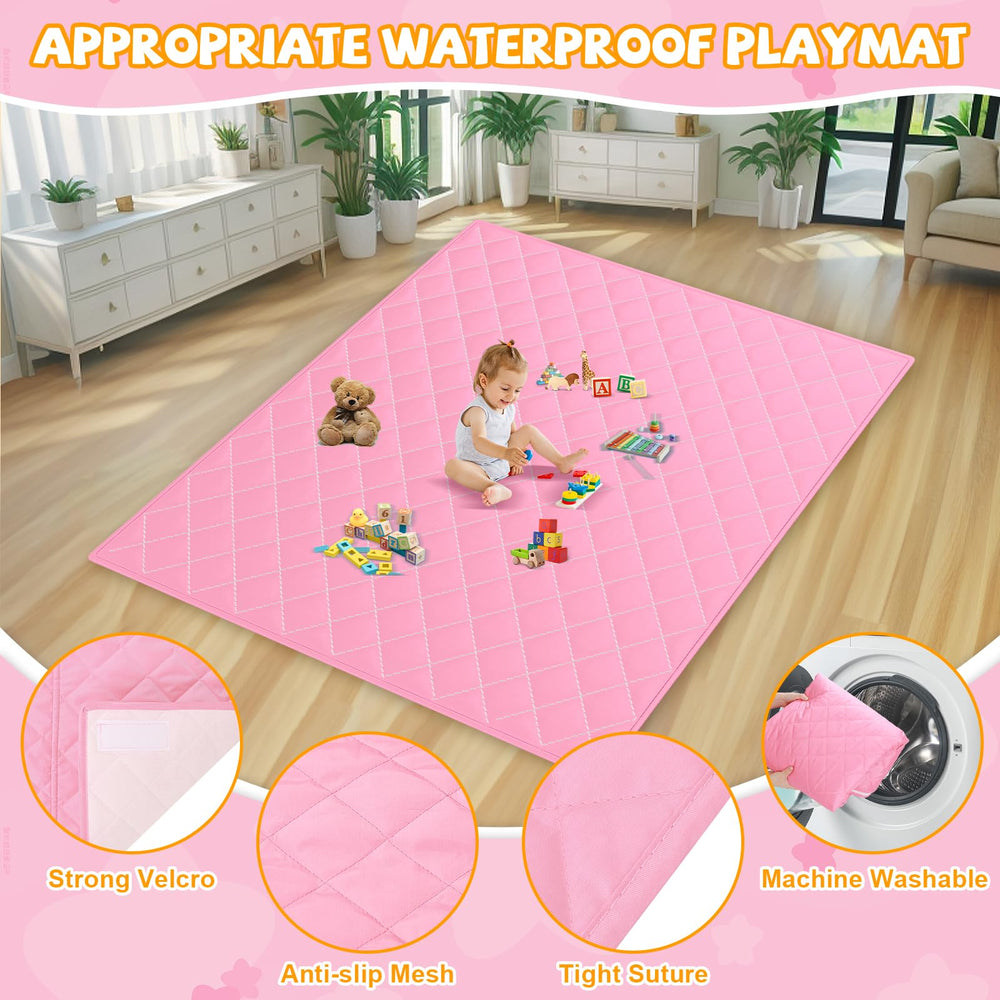 Deeteck four non-slip suction cups add floor stability.