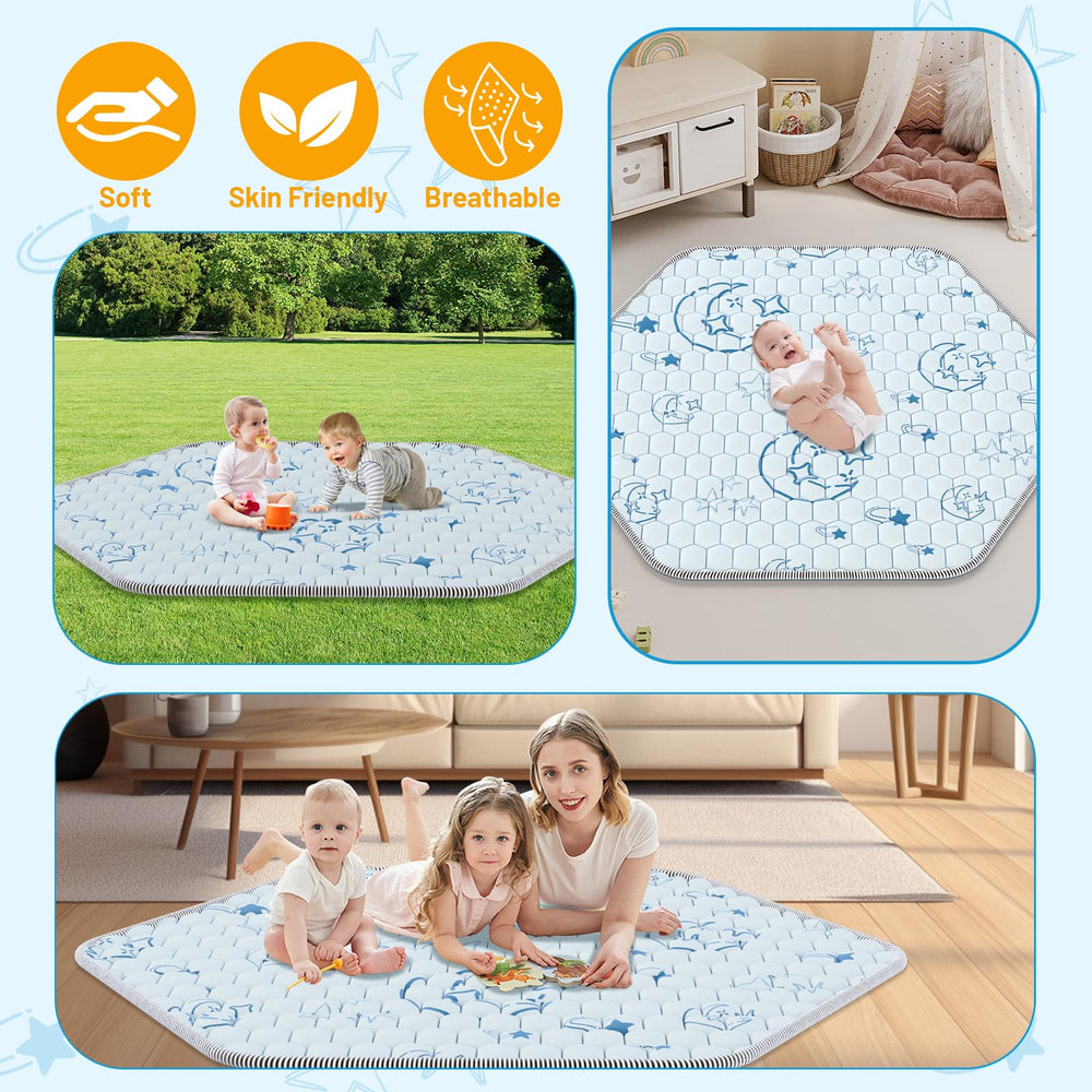 Deeteck hexagon star and moon pattern inspires imaginative play.