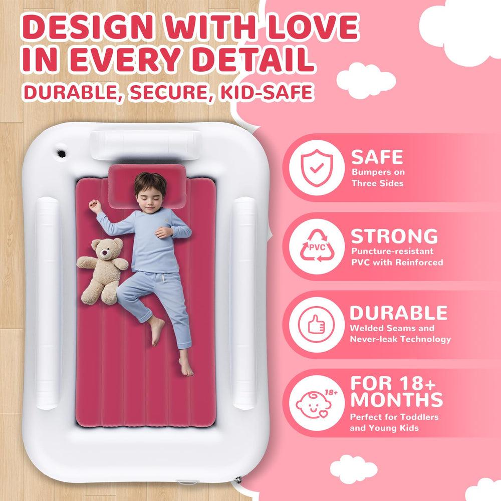 Deeteck bed with safety sides ensuring secure sleep for kids.