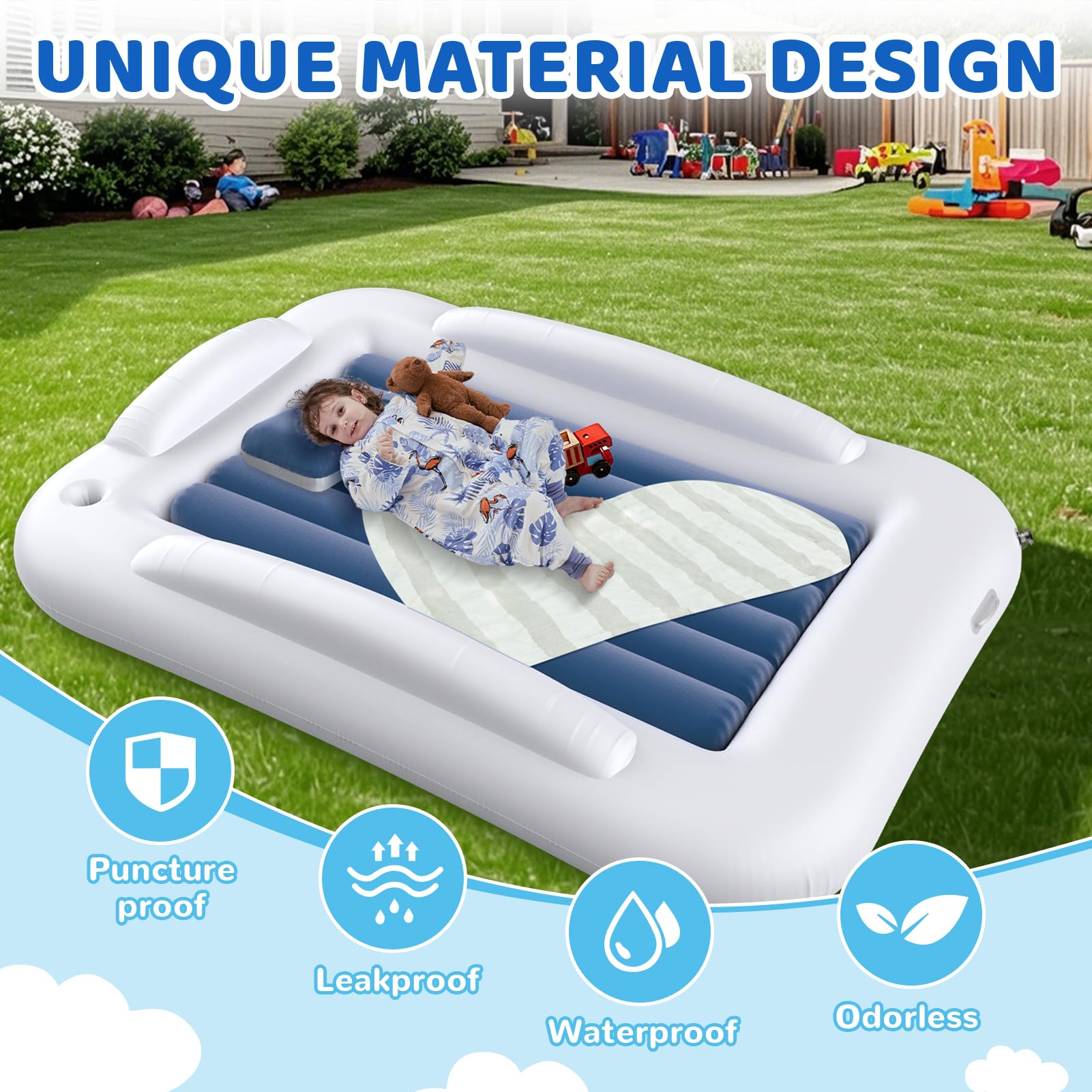 Deeteck soft waterproof fabric creates a comfortable, easy-clean surface.