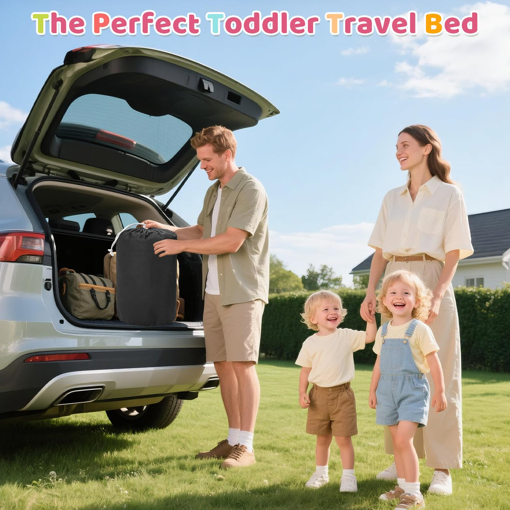 Deeteck lightweight design folds compactly for car trips and camping.