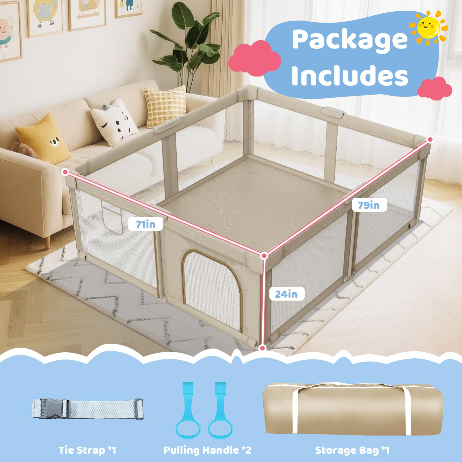 Deeteck two-pulling-handles aid early standing and active play
