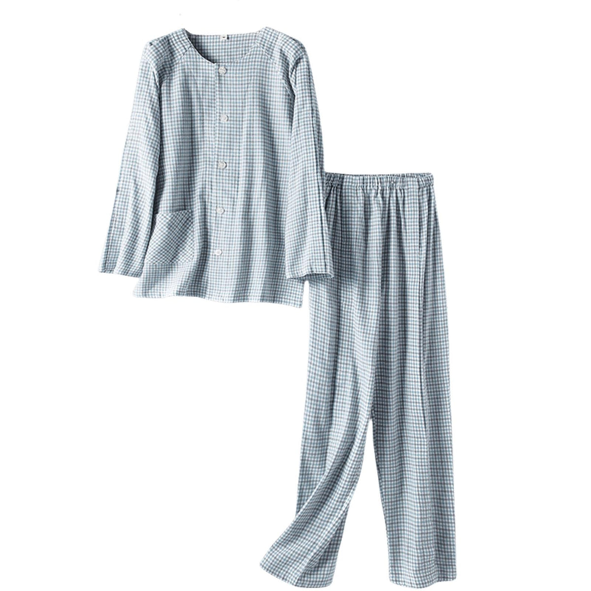 DEEYOTA post-operative bedridden clothes with open design for easy medical access and comfort.