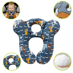 DEEZOMO travel pillow inner PP cotton provides fluffy head support