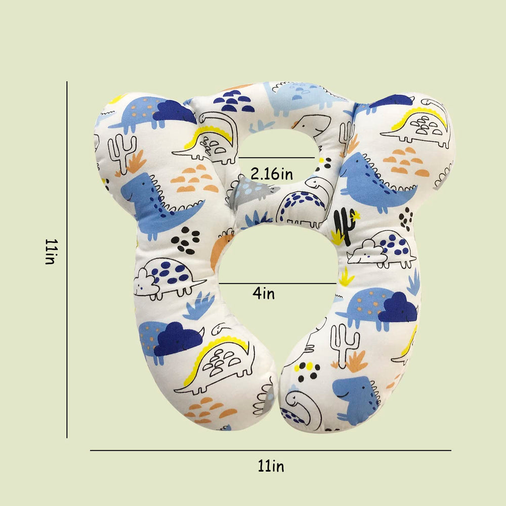 DEEZOMO Baby Travel Pillow features easy-clean hand-wash design for busy families.