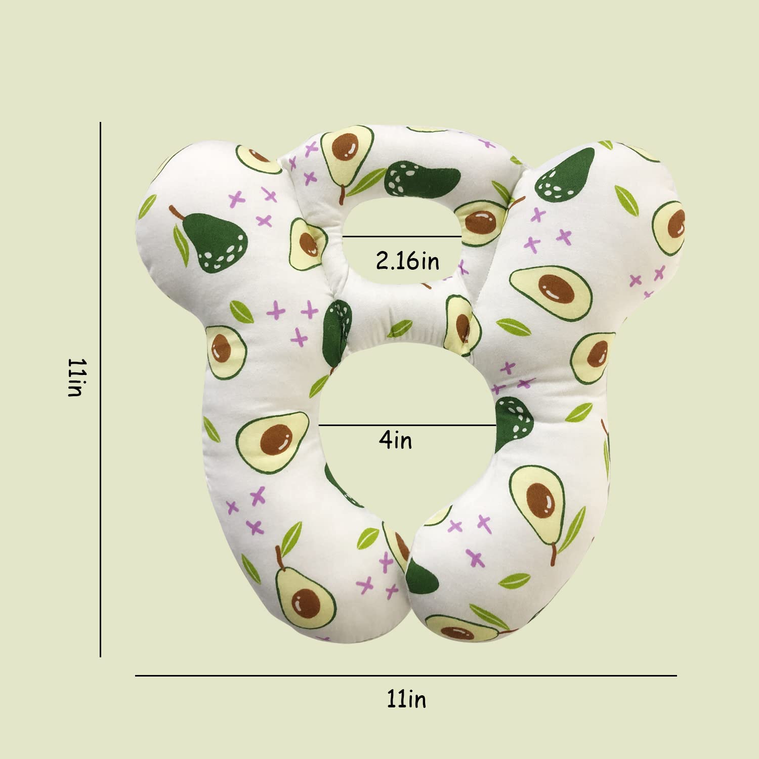DEEZOMO baby travel pillow is washable by hand for easy care.