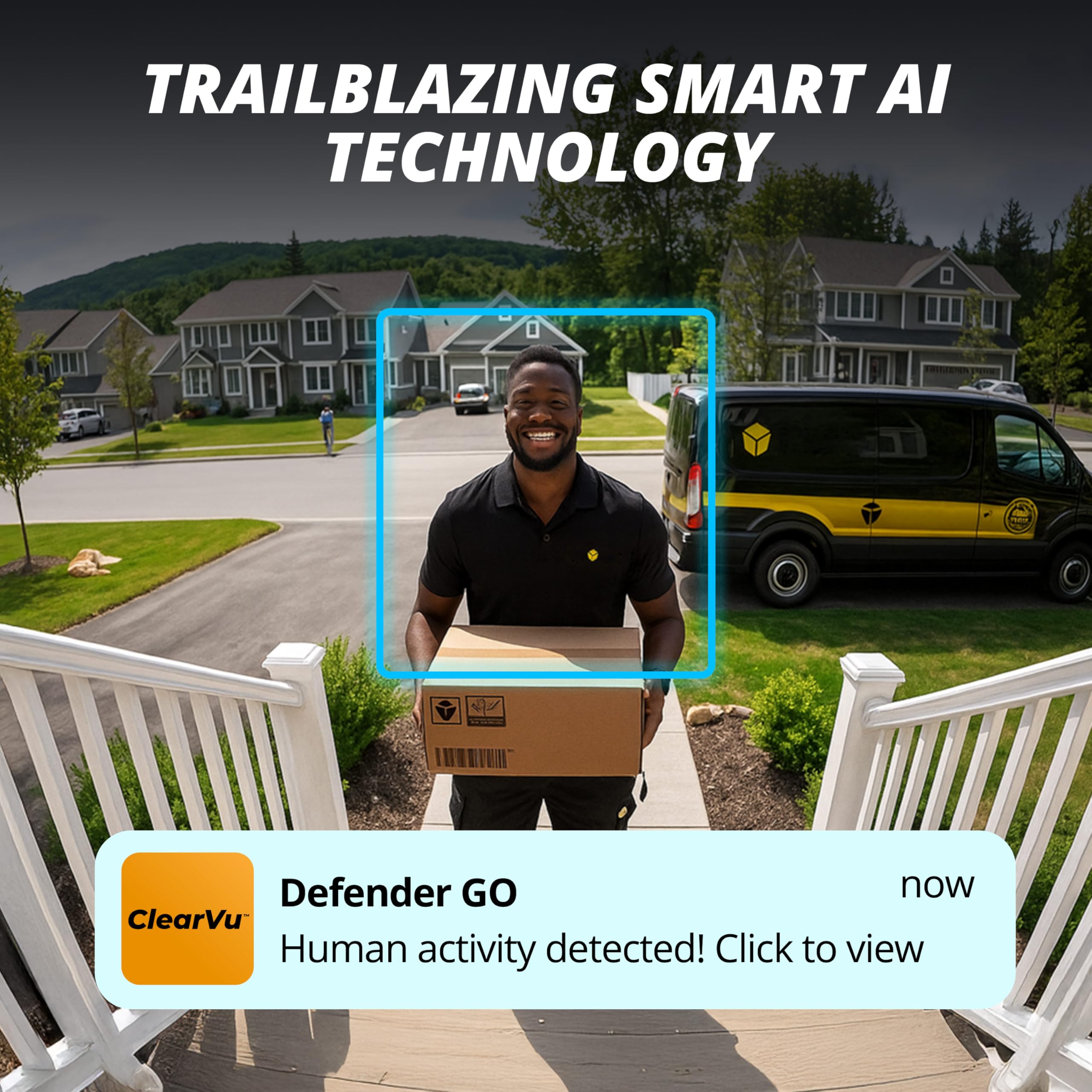 Defender GO 2K color night vision reveals true colors after dark.