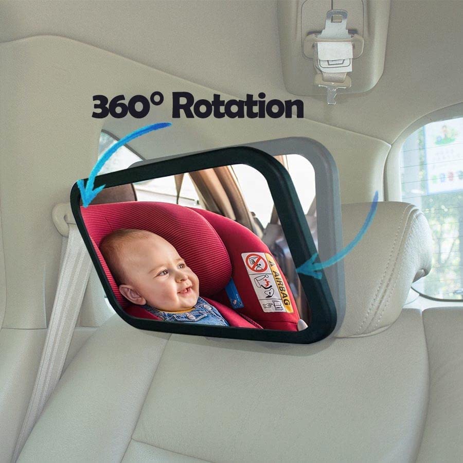 Define Essentials shatterproof acrylic keeps visibility clear in busy cars