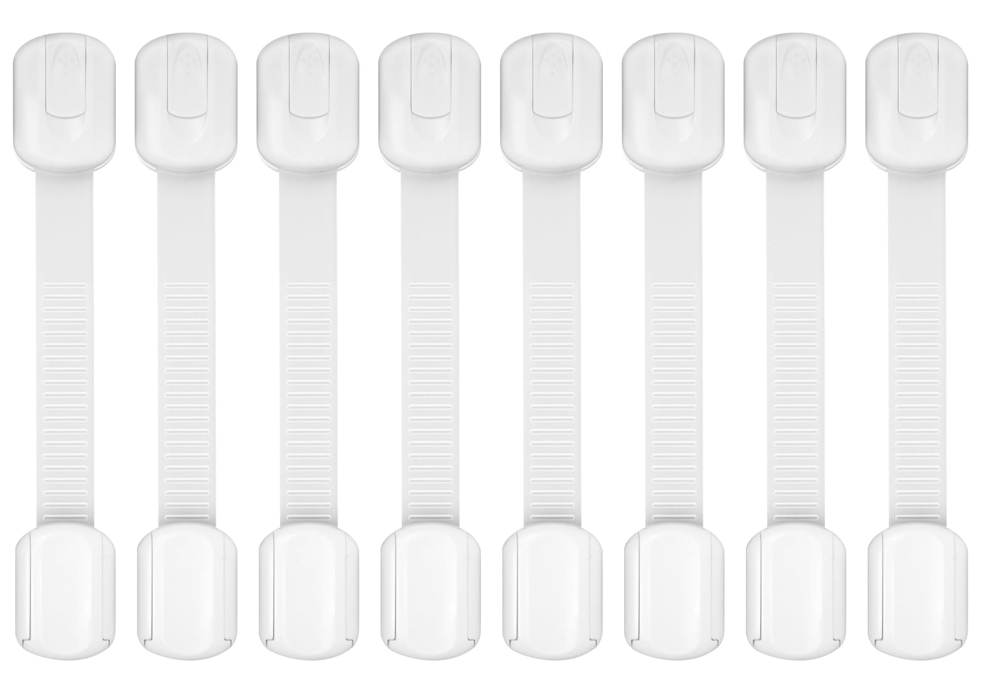 Define Essentials child safety locks show easy peel-and-stick installation for quick setup